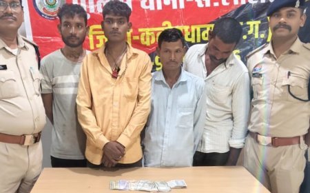 सहसपुर लोहारा पुलिस की दो स्थानों पर दबिश, जुआ खेलते 8 आरोपी गिरफ्तार; 6,950 रुपये नकद जब्त