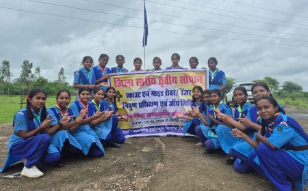 स्काउट-गाइड शिविर में दिखी अनुशासन, सेवा और नेतृत्व की मिसाल, नशामुक्ति रैली से दिया जागरूकता का संदेश