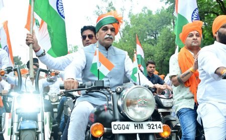 रायपुर में 14 अगस्त को निकलेगी विशाल तिरंगा यात्रा, हजारों बाइक के साथ युवा और मातृशक्ति होंगे शामिल