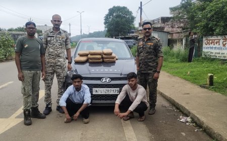 गुप्त चेंबर में छिपाकर गांजा तस्करी का प्रयास विफल, चिल्फी पुलिस ने 12.630 किलो गांजा समेत तीन को पकड़ा