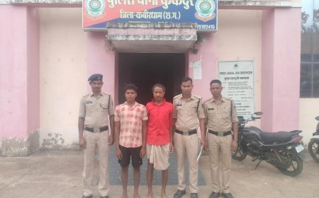 कुकदूर में अंधे कत्ल की गुत्थी सुलझी, हत्या को आत्महत्या का रूप देने वाले ससुर-दामाद गिरफ्तार