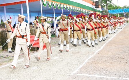 कवर्धा में स्वतंत्रता दिवस समारोह का अंतिम पूर्वाभ्यास, 15 अगस्त को लखन लाल देवांगन करेंगे ध्वजारोहण