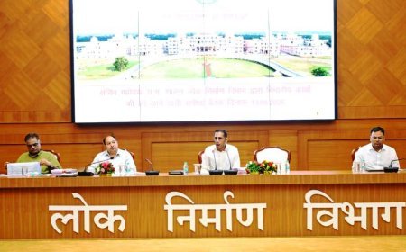 लोक निर्माण विभाग के सचिव ने निर्माण कार्यों की प्रगति की समीक्षा की, सड़कों-पुलों के सुधार को सर्वोच्च प्राथमिकता