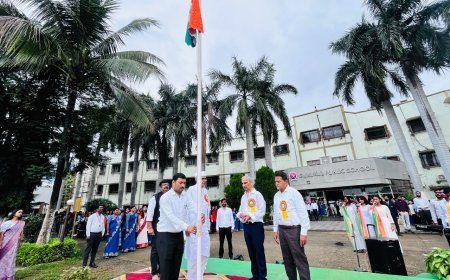गुरुकुल पब्लिक स्कूल कवर्धा में हर्षोल्लास से मनाया गया 80वां स्वतंत्रता दिवस, शान से लहराया तिरंगा