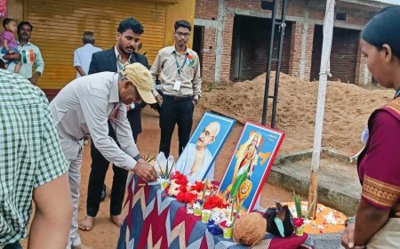नवचेतना विद्यालय में गूंजा राष्ट्रप्रेम, हर्षोल्लास से मनाया गया 80वां स्वतंत्रता दिवस
