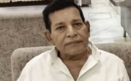 कचहरी चौक सड़क हादसे में 6 दिन जिंदगी से जूझने के बाद व्यास नारायण शर्मा का निधन