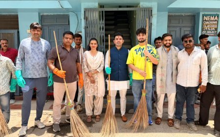 भाजपा ने पौधारोपण और स्वच्छता अभियान चलाकर दिया स्वच्छ एवं हरित छिंदवाड़ा का संदेश