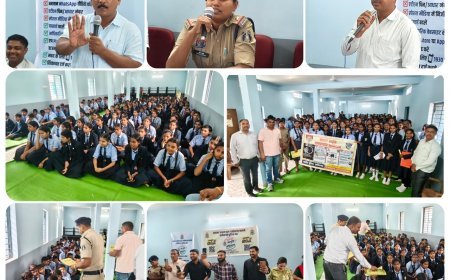 साइबर ठगी से बचाव का पाठ पढ़ा, गुरुर में 200 छात्र-छात्राओं को किया जागरूक