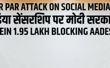 सोशल मीडिया सेंसरशिप को लेकर खरगे का मोदी सरकार पर हमला, 5 महीने में 1.95 लाख ब्लॉकिंग आदेश का दावा
