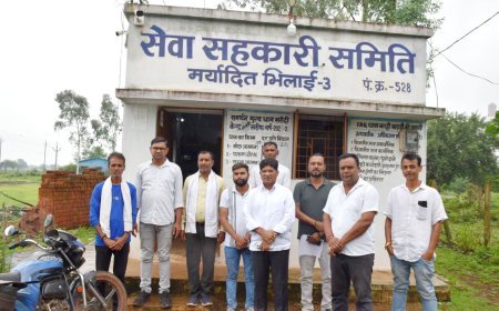कांग्रेस जिलाध्यक्ष राकेश ठाकुर ने सहकारी समितियों का किया दौरा, धान भंडारण का लिया जायजा; खाद की कमी पर भाजपा सरकार को घेरा