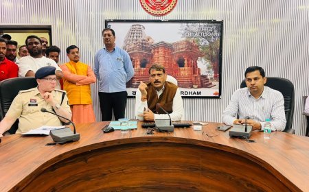 सड़कों पर मवेशियों की मौजूदगी रोकने कलेक्टर गोपाल वर्मा के निर्देश, रेडियम बेल्ट अभियान पर जोर