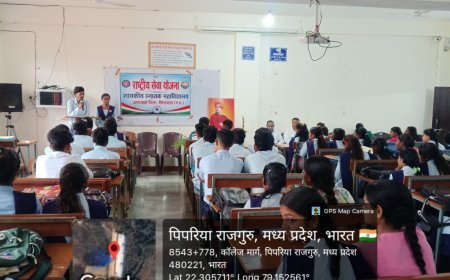 अमरवाड़ा महाविद्यालय में NSS अभिमुखीकरण कार्यक्रम संपन्न, सद्भावना दिवस भी मनाया गया