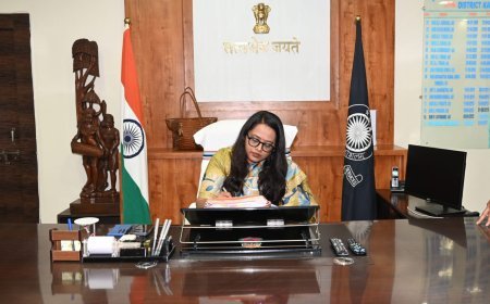 कबीरधाम की नवपदस्थ कलेक्टर तुलिका प्रजापति ने किया पदभार ग्रहण