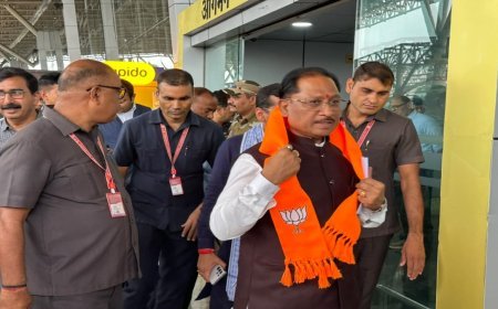 दिल्ली दौरे से लौटे CM साय, जेपी नड्डा समेत केंद्रीय मंत्रियों से मुलाकात, छत्तीसगढ़ के विकास पर हुई चर्चा
