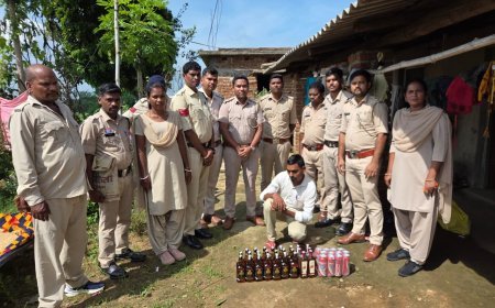 बलरामपुर में अन्य प्रांत की शराब के अवैध परिवहन पर कार्रवाई, 15.75 बल्क लीटर मदिरा जब्त