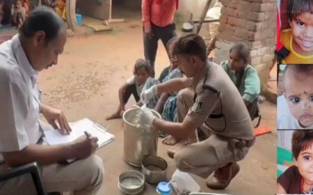 जहरीला खाना बना काल! रात में खाना खाने के बाद बिगड़ी तबीयत, एक ही परिवार के 3 बच्चों की मौत