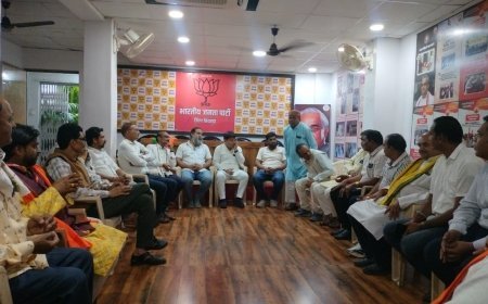 भाजपा किसान मोर्चा ने लिया 11 हजार पौधारोपण का संकल्प, नवनियुक्त पदाधिकारियों की बैठक संपन्न