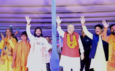 सामाजिक सद्भाव कांवड़ यात्रा में उमड़ा जनसैलाब, गुरु खुशवंत साहेब के नेतृत्व में दूसरे दिन समोदा पहुंचे कांवड़िए