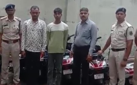 घूम-घूमकर बाइक-स्कूटर चुराते, फिर ओडिशा में बेचते थे, रायपुर पुलिस ने गिरोह का किया पर्दाफाश
