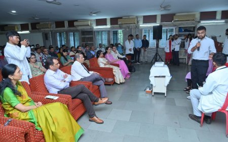 नेत्रदान को बढ़ावा देने अम्बेडकर अस्पताल में राज्य स्तरीय कार्यशाला, 100 से अधिक स्वास्थ्यकर्मियों को मिला प्रशिक्षण