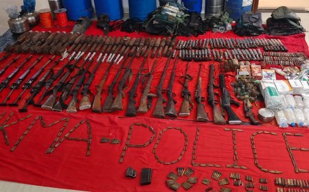 सुकमा में नक्सलियों के बड़े डम्प का खुलासा, 23 हथियार समेत 492 जिंदा राउंड और भारी मात्रा में विस्फोटक बरामद