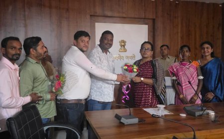 नवपदस्थ कलेक्टर श्रीमती तुलिका प्रजापति से विभिन्न एनजीओ के प्रतिनिधियों ने की सौजन्य भेंट