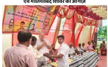 परसगांव में नेत्र शिविर के माध्यम से जनसेवा, क्षेत्रवासियों से किया आत्मीय संवाद