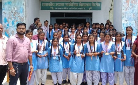 सरपंच की अनोखी पहल, किरित के 8 स्कूलों की 600 बेटियों को बांटी गई राखियां