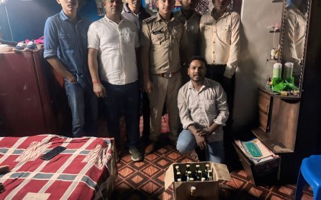 उड़ीसा निर्मित 7.900 बल्क लीटर विदेशी मदिरा जब्त, आरोपी के विरुद्ध प्रकरण दर्ज