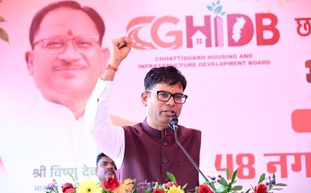नवा रायपुर को देश की अग्रणी ग्रीनफील्ड सिटी बनाने पर जोर, सेक्टर-12 फेस-2 में 119.89 करोड़ की आवासीय परियोजना का भूमिपूजन