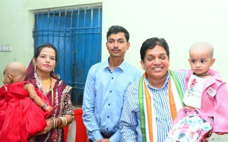 जन्मदिन एवं षष्ठी कार्यक्रम में शामिल होकर बेटियों को दी उज्ज्वल भविष्य की शुभकामनाएं