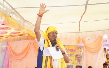 आदिवासी समाज ही जल, जंगल और जमीन का सच्चा रक्षक: सांसद बृजमोहन अग्रवाल, 15 लाख के विकास कार्यों की घोषणा