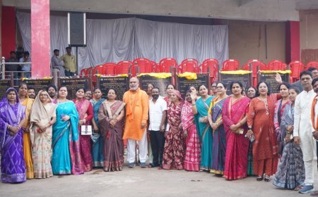 दुर्ग ग्रामीण में ₹53 लाख से अधिक के विकास कार्यों का भूमिपूजन, विधायक ललित चंद्राकर ने रखी विकास की नींव