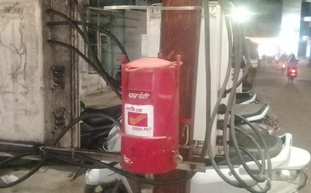 बालोद में बिजली के पोल पर लगी डाक पेटी, सुरक्षा व्यवस्था पर उठे सवाल