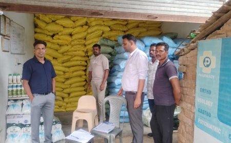 बेलर क्षेत्र में महंगे दाम पर खाद बिक्री के मामले में कार्रवाई, दो उर्वरक दुकानों पर 15 दिन का प्रतिबंध