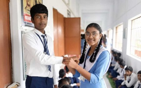 छुही के छात्र-छात्राओं ने पेश की भाई-बहन के पवित्र प्रेम की अनूठी मिसाल