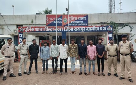 असामाजिक तत्वों के विरुद्ध तिल्दा नेवरा पुलिस की प्रभावी कार्रवाई