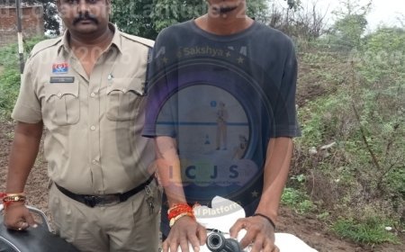 रणवीरपुर पुलिस की कार्रवाई, अवैध शराब परिवहन करते आरोपी गिरफ्तार, 35 पौवा शराब और बाइक जब्त