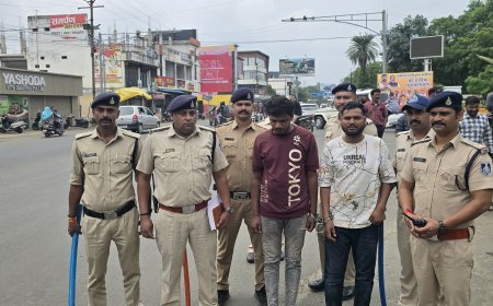 छिंदवाड़ा में अवैध हथियारों के साथ दो आरोपी गिरफ्तार, उत्तर प्रदेश से खरीदकर लाई गई थीं पिस्टल