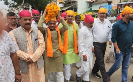 संत रविदास महाराज की 650वीं जयंती पर अमरवाड़ा में निकली भव्य कलश यात्रा