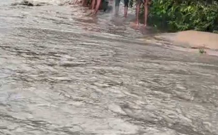 आजादी के दशकों बाद भी टईया नाले पर पुलिया का इंतजार, बारिश में कैद हो जाते हैं विश्राम नगर के ग्रामीण