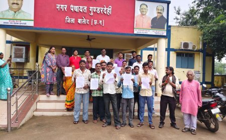 गुंडरदेही में प्रधानमंत्री आवास के 21 हितग्राहियों को मिली भवन अनुज्ञा