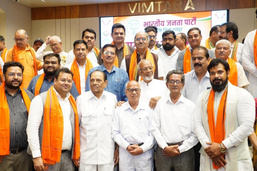गुरु पूर्णिमा पर शिक्षकों का सम्मान, बृजमोहन अग्रवाल बोले- शिक्षा का उद्देश्य बेहतर इंसान बनाना है