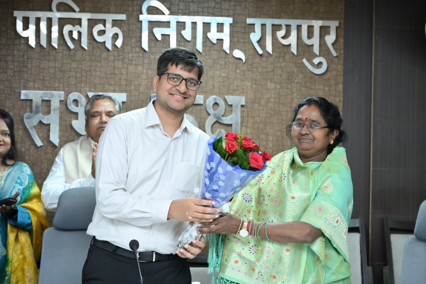 नगर निगम रायपुर की प्रभारी अपर आयुक्त कृष्णा खटीक सेवानिवृत्त, सेवाओं के लिए हुआ सम्मान