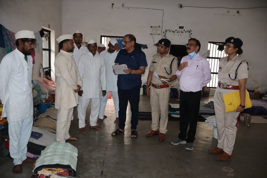डीजी जेल हिमांशु गुप्ता का बिलासपुर केंद्रीय जेल में आकस्मिक निरीक्षण, कैदियों के लिए आधुनिक सुविधाओं को मिली मंजूरी
