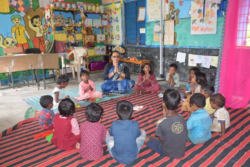 स्वागत से संवर रहा बचपन, आंगनबाड़ी केंद्र बन रहे बच्चों के सर्वांगीण विकास की पहली पाठशाला