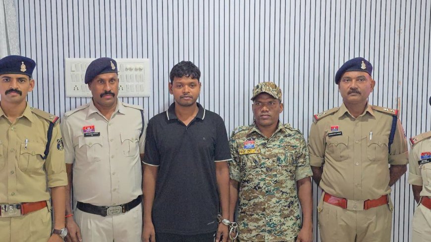 मुंबई से गिरफ्तार हुआ फरार आरोपी पलटू दास, जशपुर पुलिस ने हथियार और नक्सल कनेक्शन की जांच तेज की