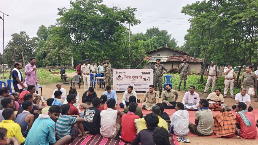 कोन्टा के दूरस्थ गांवों में पहुंचा प्रशासन-पुलिस का संयुक्त दल, ग्रामीणों से किया सीधा संवाद