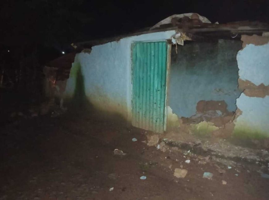 मरवाही कन्या छात्रावास में घुसे हाथी, पांच जगह तोड़ी बाउंड्रीवाल; 58 छात्राओं को देर रात दूसरे छात्रावास में किया गया शिफ्ट