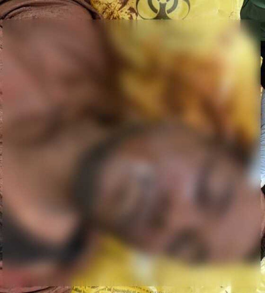 रैखेड़ा स्थित अदानी पावर प्लांट में कर्मचारी की संदिग्ध मौत, शव लेने पहुंचे परिजनों को रोका; गेट पर धरना